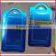 Hot sale custom logo printed blister pvc window shiny blue paper phone case packaging for iphone 6 case