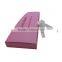 custom cheap hair extension packaing box with ribbon