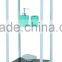 5 level space saver storage shelf metal bathroom