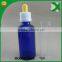 trade assurance 30 ml blue glass dropper bottle with rubber top