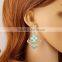 The new speed sell through selling earrings latest fashion pressed flowers hollow earrings