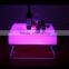 LED Square Coffee Table/restaurant Bar Hotel Convenient Small Square Table Tea Table/Garden Led Table
