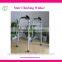2015 Chinese supplier durable multi-funtional adjustable aluminium foldable stair climbing rollator and walker