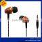 Super Bass Wooden Headphones In-ear Noise Isolation Earphones