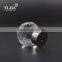 1 1/2 inch brass base  hardware clear cabinet handle glass knobs