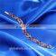 Fashion Jewelry Red CZ Double Sterling Silver Bracelets