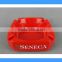 DCA009155 High quality red melamine square ashtray,cigarette plastic ashtray