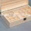 Cheap packaging used custom logo printed wooden essential oil box