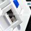 RJ45 Keystone Single Gang 2 Port Angled Wallplate