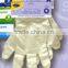 disposable plastic pe transparent gloves