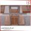 New Style Walnut Veneer Clothing Display Stands For Metal