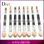 Double-ended disposable eyeshadow lip applicator