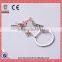 English letter novelty I Love You couple keychain
