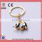 Lovely electroplating gold elephant keychain