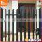 W section angle iron rail high security anti-vandalism features galvanised steel palisade fences