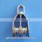 STAINLESS STEEL SWIVEL EYE DOUBLE PULLEY