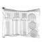 7PCs Travel Set Plastic Transparent Empty MakeUp Lotion Perfume Container Bottle