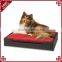 High qulaity resin wicker hand woven rectangle dog bed dog pet products