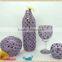 Elegant Beautiful Purple Home Decoration Handmade Mosaic Florist Glass Vase
