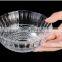 clear antique glass food fruit bowl for dish cake or salad