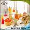 LGFB/FDA 5pcs Cake Squeeze Decorating Tools,Plastic Decorating Cake Tools,Cake Decorate Set