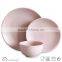 Hot Sale Pink Glazed Crockery Dinner Set