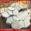 Cheap Irregular slate landscaping stone paving on mesh