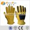 fashion mechanic gloves TPR leather working gloves