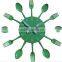 Promotional Creative Gift Cutlery Metal Wall Clock