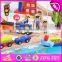 2017 Top fashion funny children activity toys wooden train tracks toys W04C066