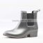 new design low heel pointed toe waterproof chelsea shoes for women factory