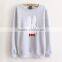 New Cotton Spandex Polyester Long- sleeved Women Pullover Hoodies