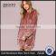 MGOO Oversized Women Longline Pollover With Side Pockets Shiny Drawstring Velvet Hoodie Dress Pink