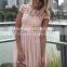 Zip Back Open Crochet Lace Chiffon Lace Turquoise Dress Convertible Chiffon Dress