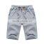 2017 latest style men pants plain blank shorts 100% cotton drawstring jogger pants men