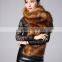 European Fur Overcoat Woolen Cloth Shawl for Women