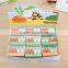 Novel creative 3d carrot jumbo magic gel pen top erasers packing logo customs