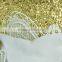 fully stock sparkly gold glitter fabric