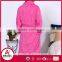 Cheap 100% polyester women's flannel fleece bathrobe