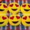 Hot Sale High Quality Competitive 10*10 Various Emoji Keychain Wholesale
