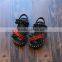 B21389A Bohemia style baby shoes girls Cross Lacing sandals