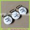 OEM Printed Round Metal Suspender Clips For Baby Pacifier Clip Holder