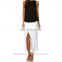 Latest Custom Design Bohemia White Long Skirt Wholesale Clothing