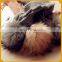 Top quality wool knitted hand raccoon fur pom pom customizedl scarf