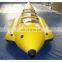 2015 new banana boat with yellow colour, 3-seat inflatable banana boat water game