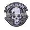 MIDDLE FINGER Iron On Embroidered Outlaw Biker Punk Patch,New creeping Skeleton Patch skull finger patch,