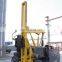 Solar power photovoltaic crawler ground drilling small pile driver