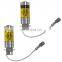 2 PCS H3 100W 2323 LED 4300K YELLOW Projector Fog Driving Light Bulbs