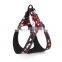 Medium and large breathable comfortable mesh pet chest strap with reflective vest chest back