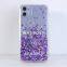 Hot Sale I6 I7 I8 Glitter Case Resin Epoxy Phone Cover For iPhones 11